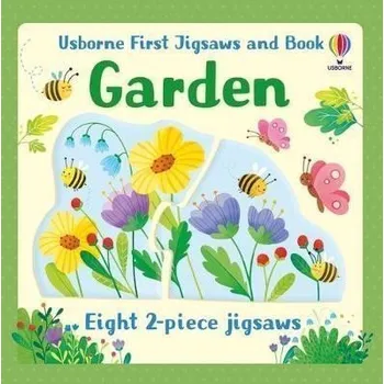 Anglický jazyk Usborne First Jigsaws And Book: Garden