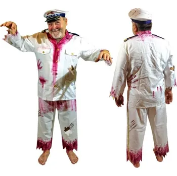 Karnevalový kostým KOSTÝM Kapitán Námořník ZOMBIE Top Gun M/L
