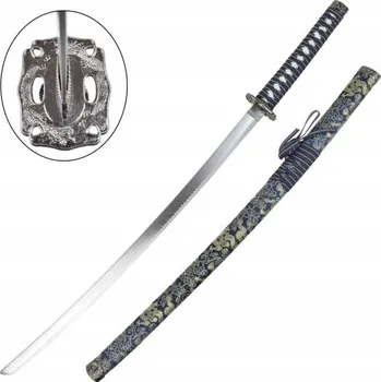 Replika zbraně Katana HATTORI HANZO Blue HH029 - replika samurajského meče