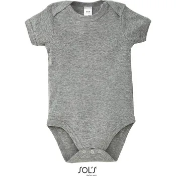 SOL's Collection Body Bambino, dětské COT25058307791-grey melang Melír šedá 6-12
