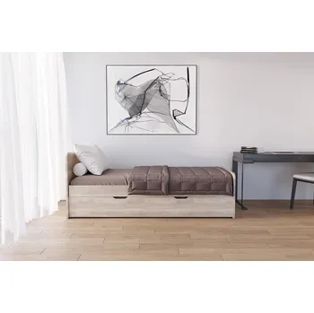 Postel Postel levá 80262 (80x200) - M&K Foam 22 Buk 107x80,5 cm