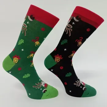 Dámské punčochy Dospělé vánoční ponožky Moris - 37-41 / zelená