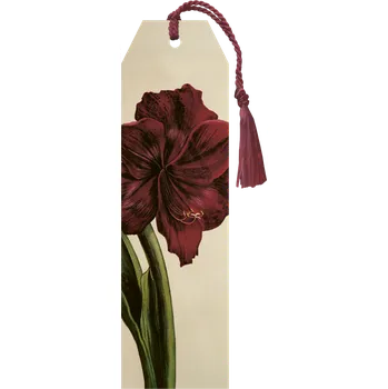 Záložka Knižní záložka Orange Autumn Plants Amaryllis