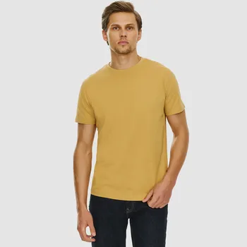 Hořčicové Pánské tričko PAKO LORENTE, vel 3XL