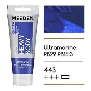 Výtvarná barva Akrylová barva Meeden 100ml – 443 Ultramarine