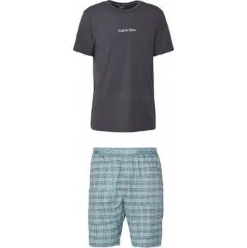 Dámské oblečení Calvin Klein pánské pyžamo Short set s krátkým rukávem, velikost M