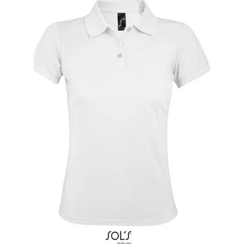 Pánské tričko SOL's Collection Polokošile Prime Women, piqué, krátký rukáv, dámská COT25057300103-white L Bílá
