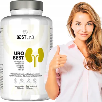 Doplněk stravy Best Lab UroBest 90 kapslí bez lepku veganský