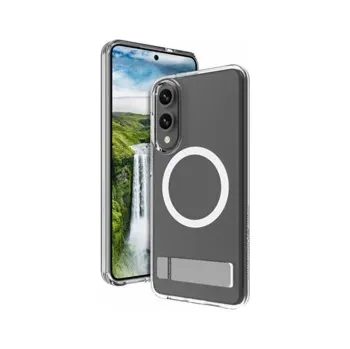 Pouzdro na mobilní telefon dbramante1928 Iceland Ultra - Zadní kryt pro mobilní telefon - stojan - D3O - průsvitná - pro Samsung Galaxy S25 Edge