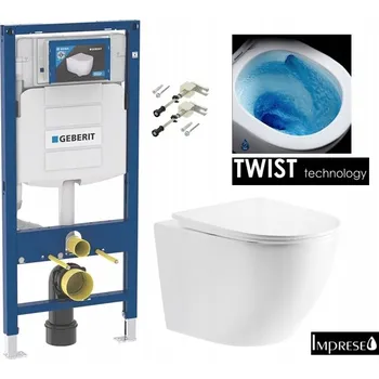 WC sada GEBERIT DUOFIX SIGMA UP320 H112 Předstěnový instalační prvek pro WC