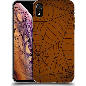 Pouzdro na mobilní telefon Picasee silikonový průhledný obal pro Apple iPhone XR - Web