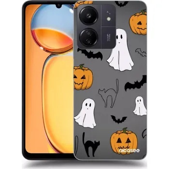 Pouzdro na mobilní telefon Picasee silikonový průhledný obal pro Xiaomi Redmi 13C 4G - Spooky crew