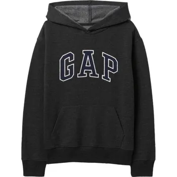 Chlapecká mikina Chlapecká mikina GAP V-FRCH FLC HERITAGE LOGO PO XXL Černá, Bílá