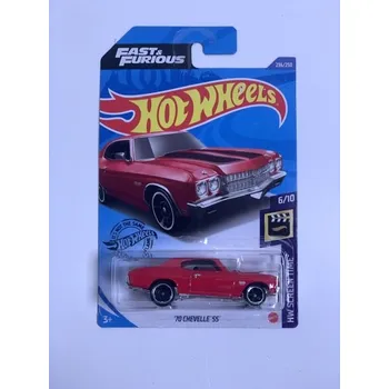 autíčko Hot Wheels - 70 Chevelle SS - Fast and Furious red ZE SBÍRKY
