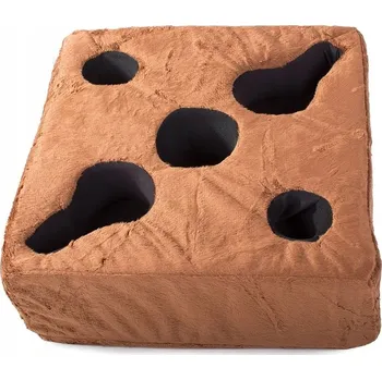 Polštář Kulatá podložka pod hrnec/talíř - bambus, ratan nebo proutí, 34 x 34 cm