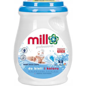 Kapsle na praní MILL professional prací kapsle na dětské oblečení, 70 kusů