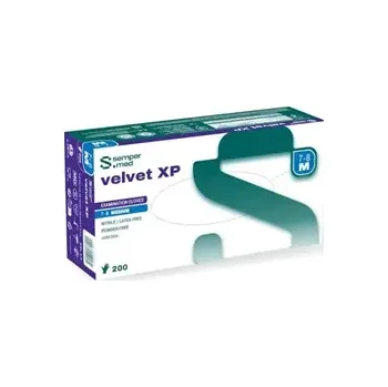 Vyšetřovací rukavice Rukavice Sempermed Velvet XP Nitrile, levandulově modré vel. XS 200ks (15991)