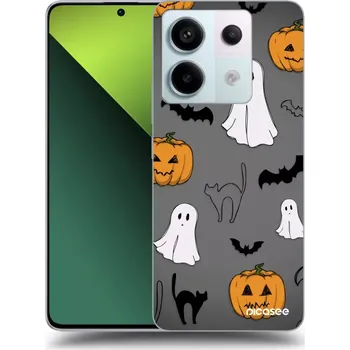 Pouzdro na mobilní telefon Picasee silikonový černý obal pro Xiaomi Redmi Note 13 Pro 5G - Spooky crew
