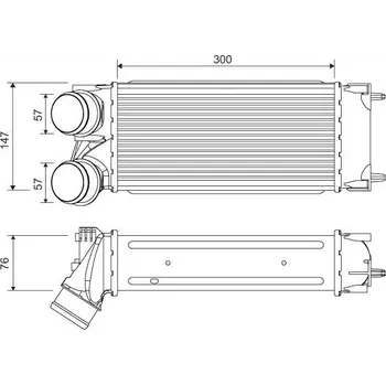 Chladič motoru Chladič turba VALEO 822925
