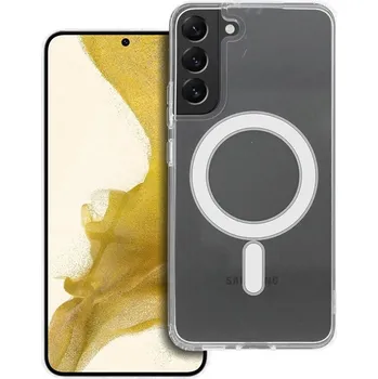 Náhradní kryt pro mobilní telefon Kryt Clear Mag Cover Case s MagSafe Samsung Galaxy S22 Plus Translucent