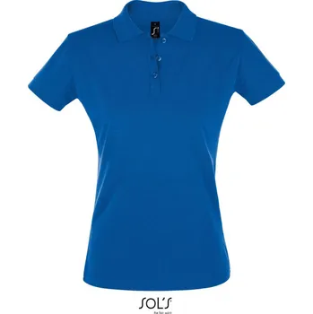 Pánské tričko SOL's Collection Polokošile Perfect Women, piqué, krátká rukáv, dámská COT25113545001-royal blue S Modrá královská