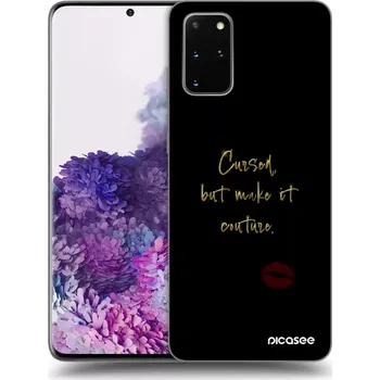 Pouzdro na mobilní telefon Picasee silikonový černý obal pro Samsung Galaxy S20+ G985F - Cursed