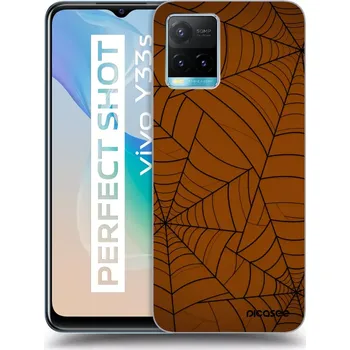 Pouzdro na mobilní telefon Picasee silikonový průhledný obal pro Vivo Y33s - Web