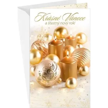 Vánoční přání s kapsou na peníze - 11-6521c
