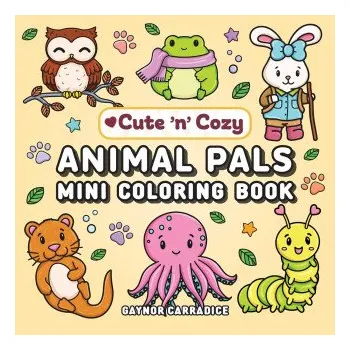 První čtění Animal Pals Mini Coloring Book (EN)