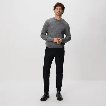 Pánské kalhoty Reserved - Kalhoty chino slim fit - černý - 640DR-99X - 640DR-99X-32-2
