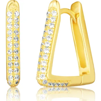 Módní doplněk JVD Módní pozlacené náušnice SVLE3099XH2GO00 + 2 měsíce na vrácení zboží