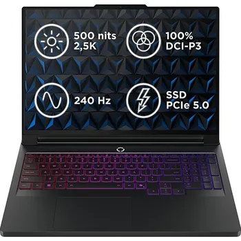 Notebook Lenovo Legion Pro 5 16AFR10 Eclipse Black kovový + myš + podložka pod myš