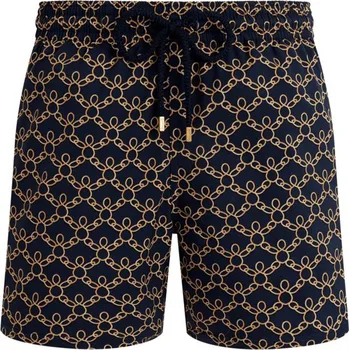 Pánské plavky PLAVKY VILEBREQUIN TURTLES CHAIN STRETCH BLEU MARINE