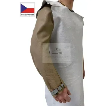 Pracovní zástěra REPA rukávníky pro svářeče lícové klasická délka + 10cm prodloužení