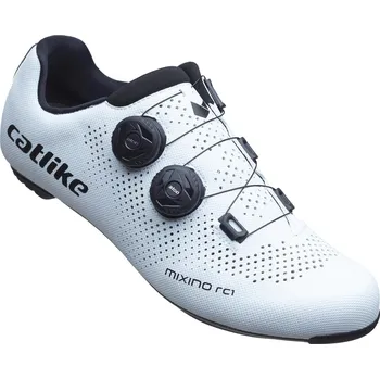 Pánské cyklistické tretry CATLIKE Silniční cyklistické boty Mixino RC1 44 BÍLÁ