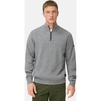 Pánský svetr SVETR CAMEL ACTIVE KNITTED TROYER STONE GRAY