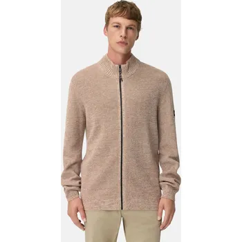 Pánský svetr SVETR CAMEL ACTIVE KNITTED JACKET OATMEAL