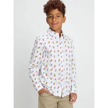 Sinsay - Bavlněná košile Grinch - bílá - 593DW-00X - 593DW-00X-152