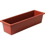 Truhlík hladký - terakota 50 cm