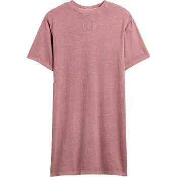 Dámské šaty Dámské šaty GAP V-FRCH LOGO TEE DRESS M Růžová