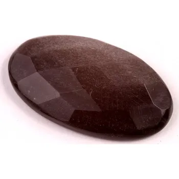 Přírodní kámen Kabošon Broušený Stříbrný Obsidián č.6717 (32x18x6mm)