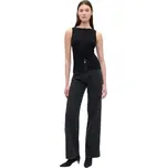 Dámské džíny GAP V-HR WIDE LEG BLACK PIMA 30LONG Černá