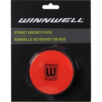Zimní sport Hokejový puk WINNWELL PVC (CARDED) UNI Červená