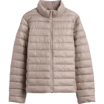 Dámská prošívaná bunda GAP V-FRCH LOGO LW PUFFER JKT M Hnědá