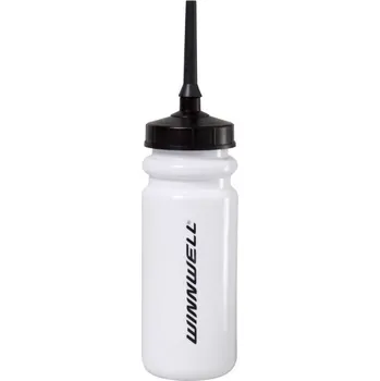 Láhev Sportovní láhev WINNWELL HOCKEY BOTTLE 650ML WITH LONG SPOUT WITH LOGO UNI Bílá