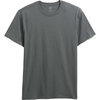 Pánské tričko Pánské tričko GAP V-EVERYDAY SOFT CREW - SOLID S Tmavě šedá