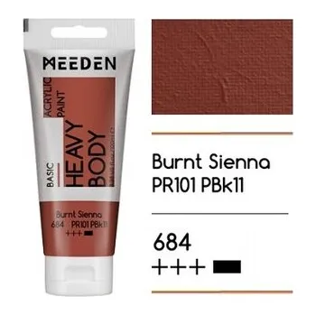 Vodová barva Akrylová barva Meeden 100ml – 684 Burnt Sienna