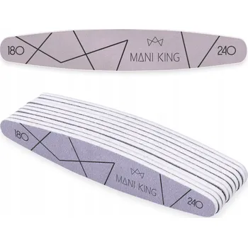 Pilníky na nehty Mani King 180/240 elipsa 10 ks