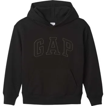 Chlapecká mikina Chlapecká mikina GAP V-BAS HERITAGE PO L Černá