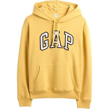 Dámská mikina Dámská mikina s logem GAP V-GAP HERITAGE PO HD M Žlutá, Bílá, Černá